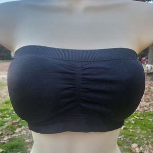 Itzon Seamless Bandeau Bra OS New in Package Black